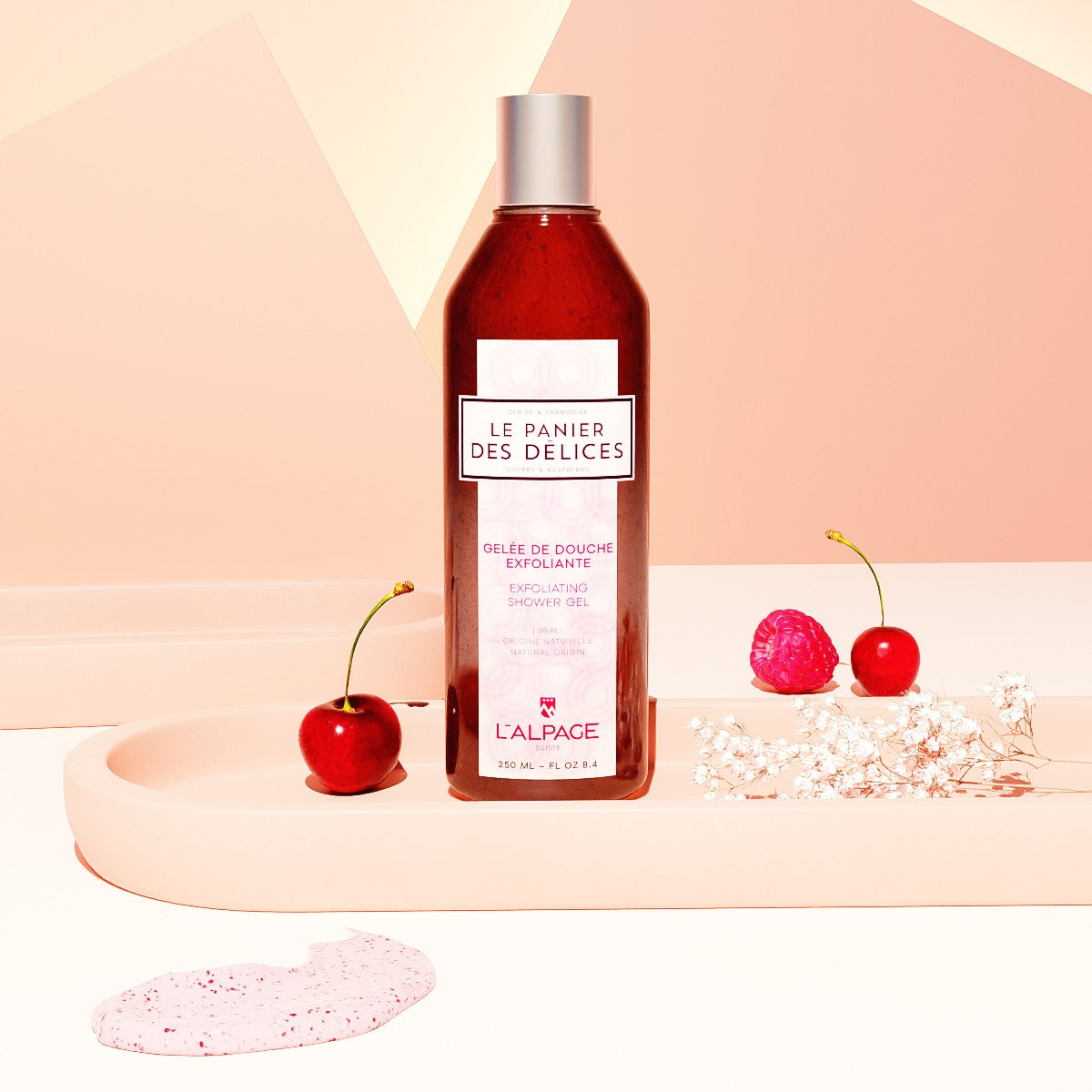 Gelée de Douche Exfoliante 250ml Le Panier des Délices