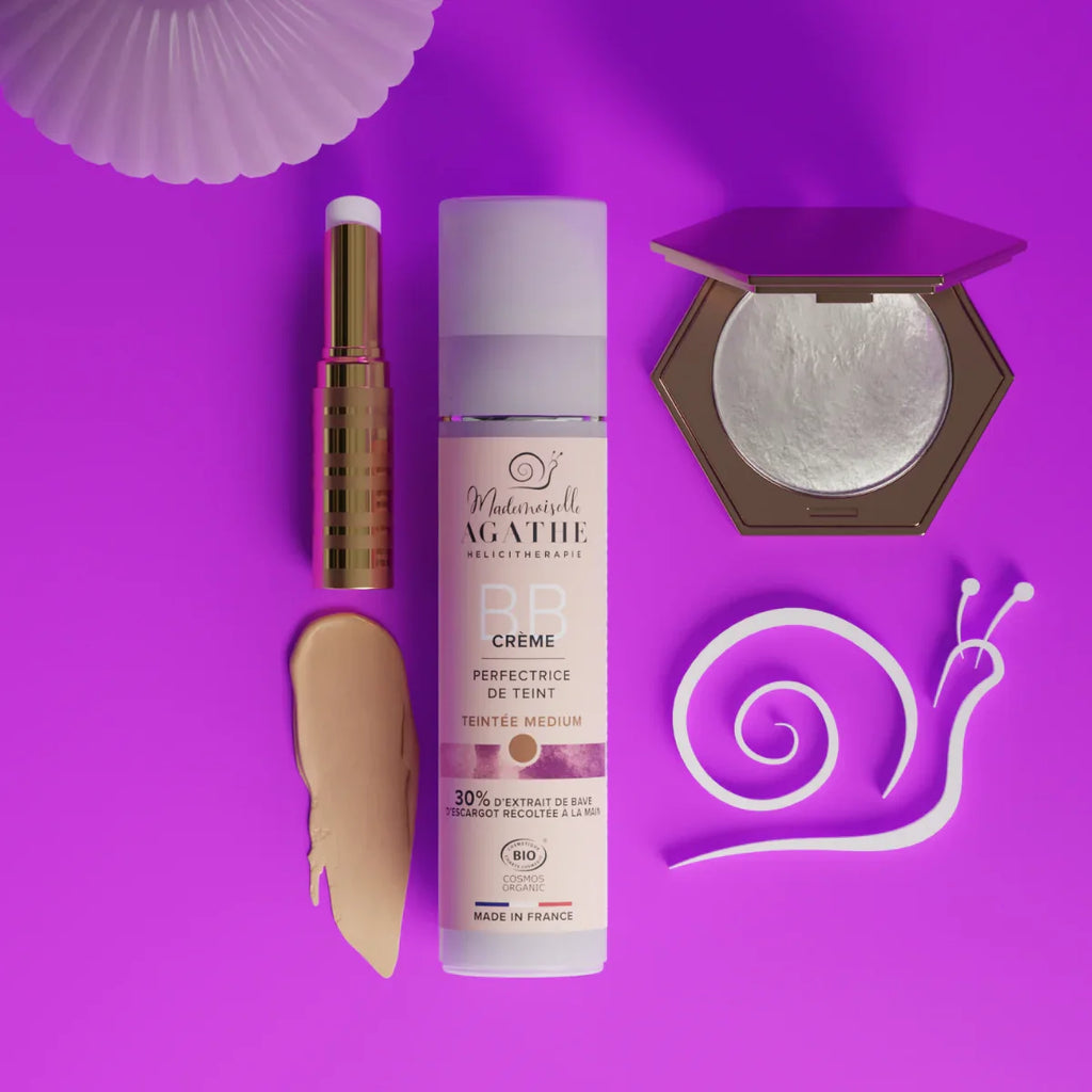 Bb crème à la bave d'escargot bio - teintée medium - 30ml - Mademoiselle Agathe