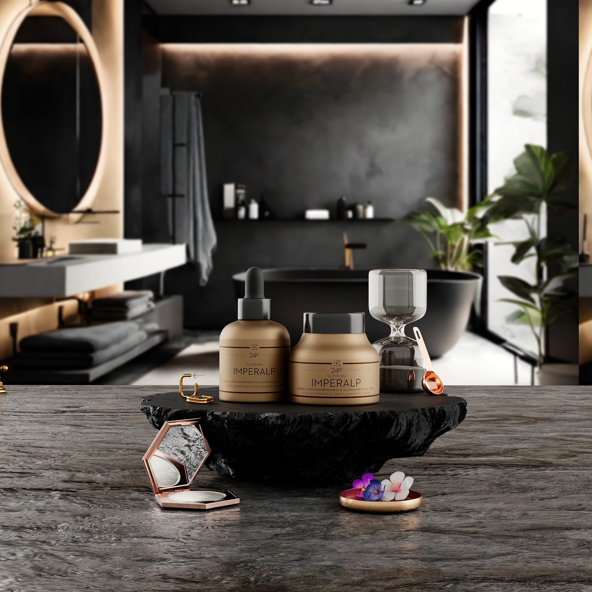 Coffret Cadeau Crème Caviar & Or + Sérum Caviar & Or Imperalp