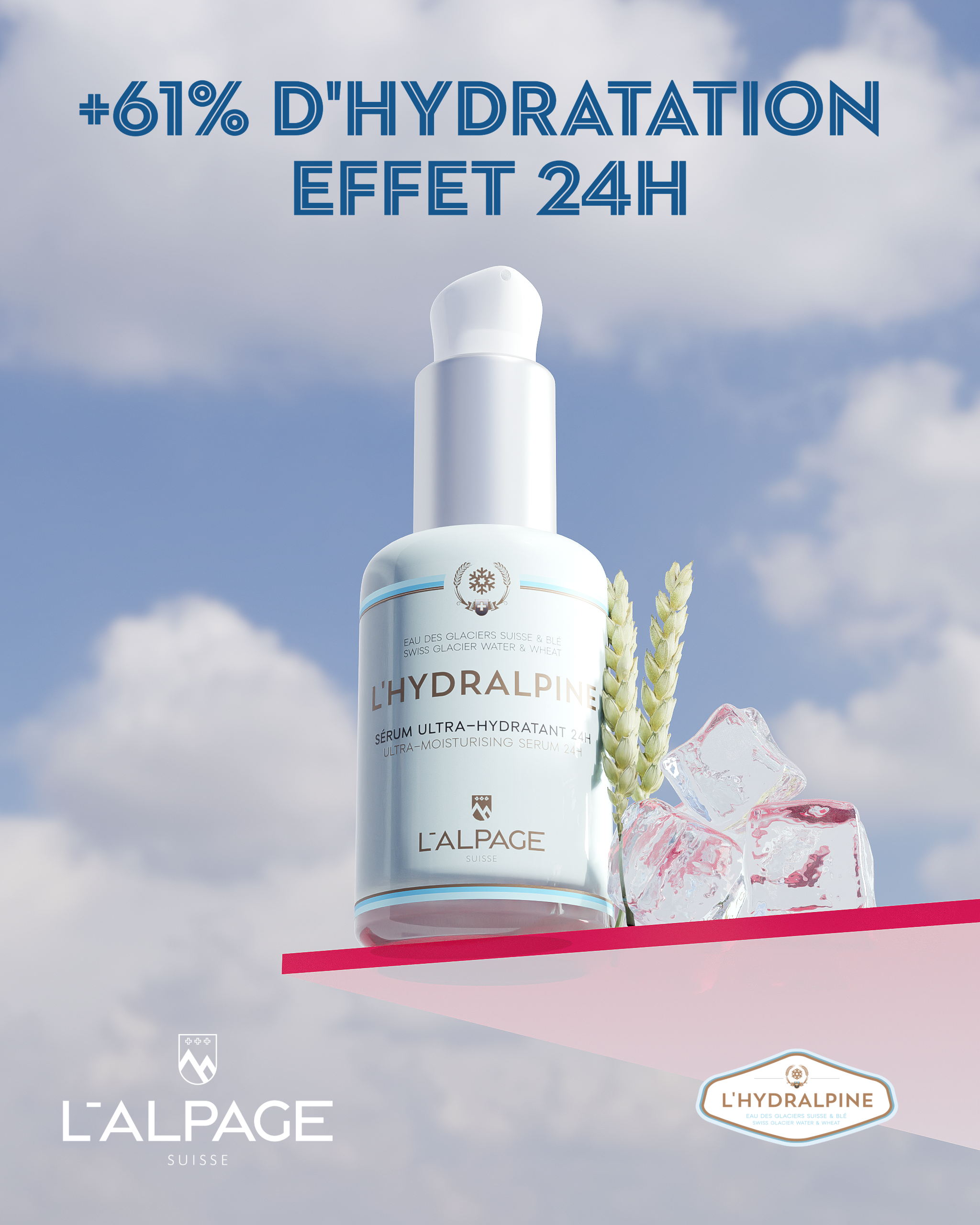 Sérum Ultra-Hydratant 24h L'Hydralpine