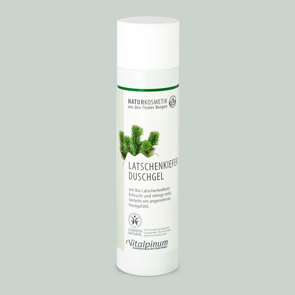 Latschenkiefer Duschgel Unterweger – Naturkosmetik mit ätherischem Nadelöl zur erfrischenden Körperpflege