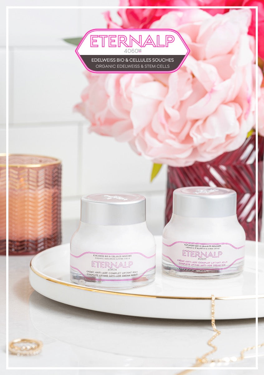 Set / Coffret Cadeau Crème Anti-Age Liftant Jour & Crème Anti-Age Liftant Nuit Eternalp 4060m