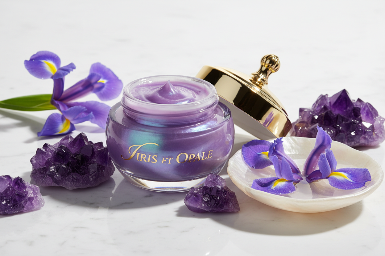 crème est couleur vilette