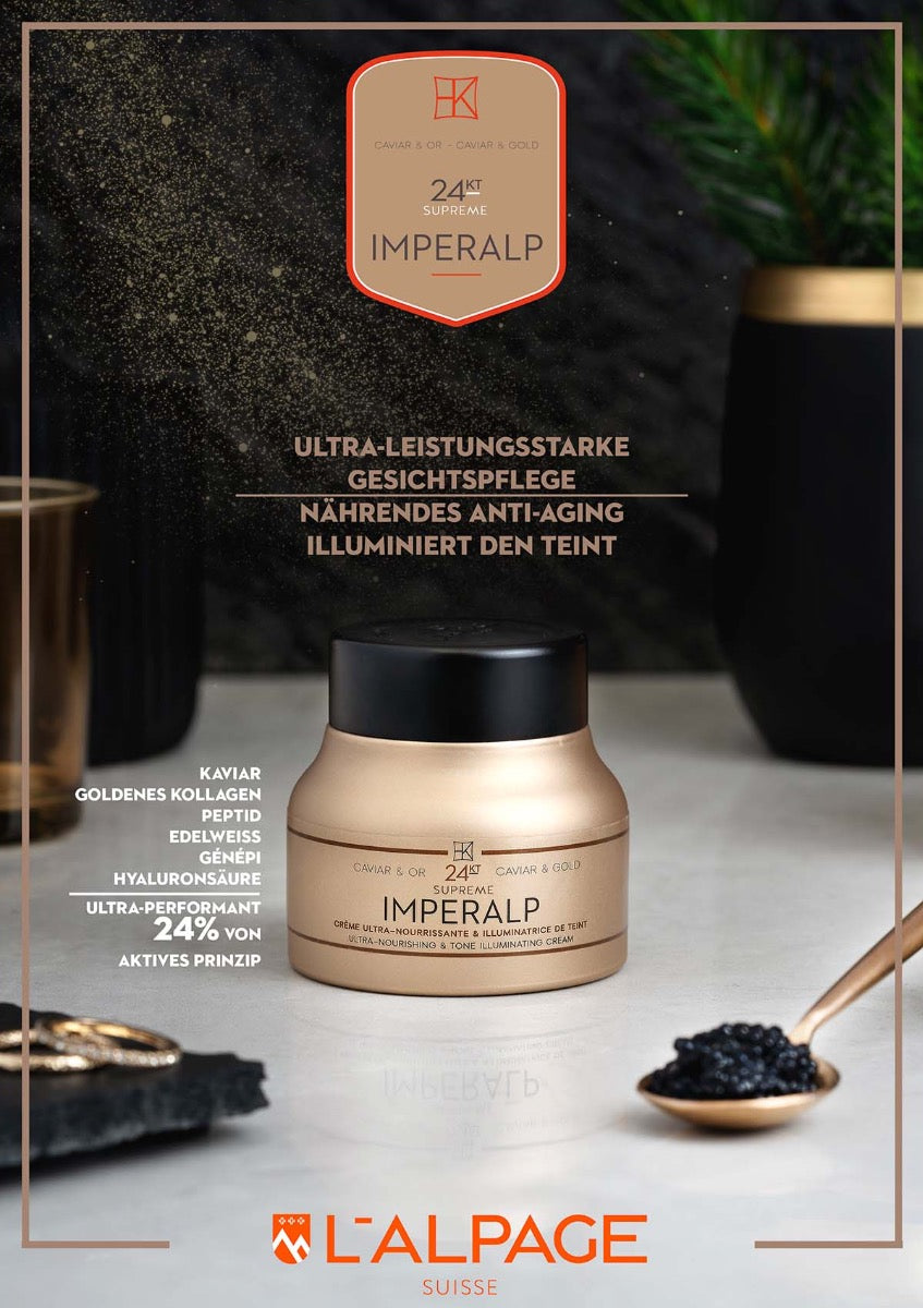 Coffret Cadeau Crème Caviar & Or + Sérum Caviar & Or Imperalp