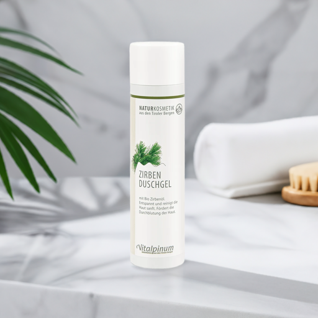 Unterweger Zirben Duschgel 250ml | Naturkosmetik mit Bio-Zirbenöl